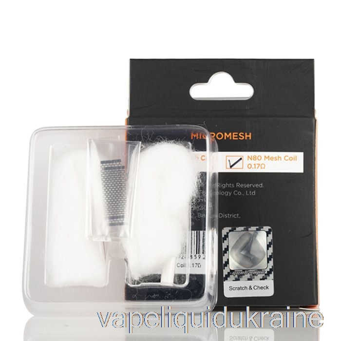 Vape Ukraine Geek Vape ZEUS X MicroMesh Sheet Coils (2 SHEETS) 0.17ohm Ni80 MicroMesh Coils